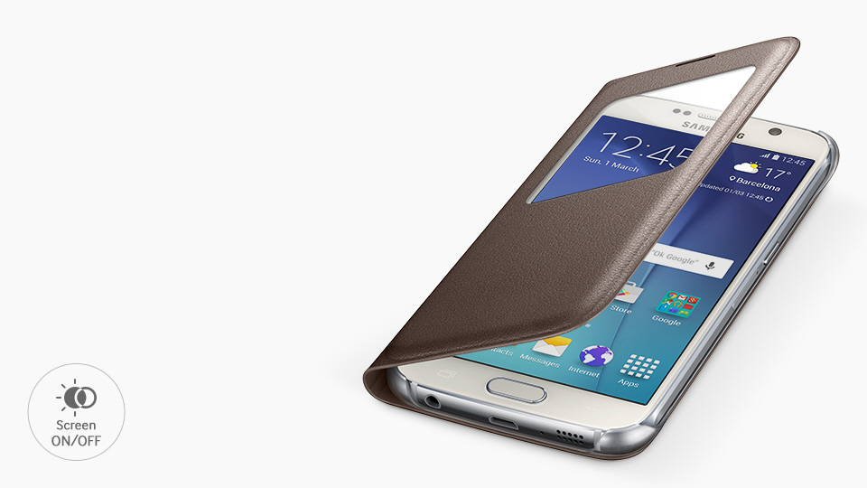S View Cover Для Samsung Galaxy S7